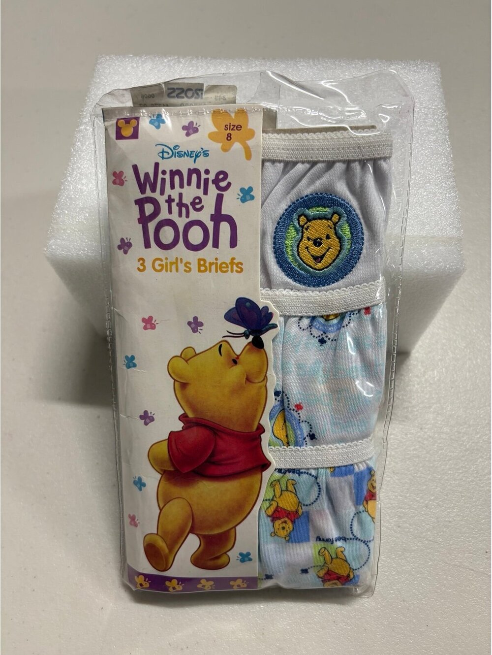 Unopened Winnie the Pooh Briefs girls Underwear Size 8